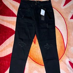 Kollar Clothing 203 Rockstar Skinny Black Jeans Men Premium Denim